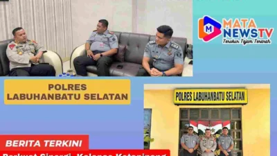 Perkuat Sinergi, Kalapas Kotapinang Lakukan Kunjungan Kerja ke Polres Labuhanbatu Selatan