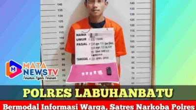 Bermodal Informasi Warga, Satres Narkoba Polres Labuhanbatu Tangkap Pengedar Sabu di Parkiran Wisma