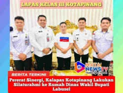 Pererat Sinergi, Kalapas Kotapinang Lakukan Silaturahmi ke Rumah Dinas Wakil Bupati Labusel