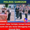 Polres Samosir Gelar Sertijab, Kompol Briston Agus Muntecarlo dan Iptu Donal Sitanggang Emban Amanah...