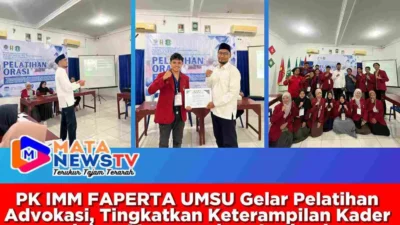 PK IMM FAPERTA UMSU Gelar Pelatihan Advokasi, Tingkatkan Keterampilan Kader dalam Menyuarakan Aspirasi