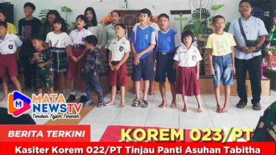 Kasiter Korem 022/PT Tinjau Panti Asuhan Tabitha Care, Pastikan Kegiatan Karya Bakti Beri Dampak Nyata