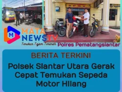 Polsek Siantar Utara Gerak Cepat Temukan Sepeda Motor Hilang di pasar Parluasan