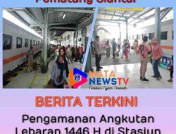 Pengamanan Angkutan Lebaran 2025 di Stasiun Kereta Api Siantar