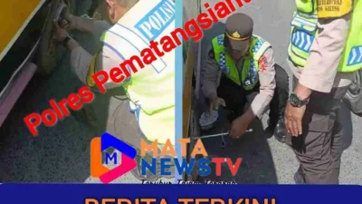 Respons Cepat Personel Polres Pematangsiantar Bantu Pemudik Alami Kendala di Jalan