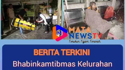 Bhabinkamtibmas Kelurahan Sigulang Gulang Bantu Pria Tua Terlantar di Pinggir Jalan 