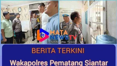 Wakapolres Pematangsiantar Lakukan Pengecekan RTP, Tekankan Pendekatan Humanis