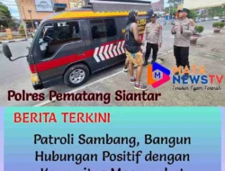 Sat Binmas Polres Pematangsiantar Gencarkan Patroli Sambang, Bangun Hubungan Positif dengan Komunitas Masyarakat