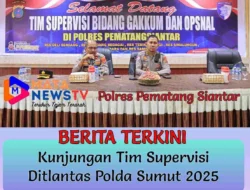 Polres Pematangsiantar Terima Kunjungan Tim Supervisi Ditlantas Polda Sumut 2025