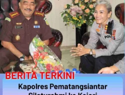 Kapolres Pematangsiantar Silaturahmi ke Kejari, Perkuat Sinergi Penegakan Hukum