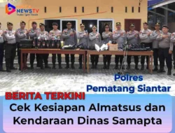 Kapolres Pematangsiantar Cek Kesiapan Almatsus dan Kendaraan Dinas Samapta