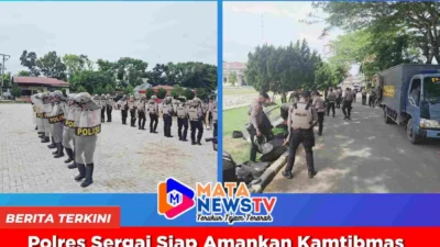 Polres Sergai Siap Amankan Kamtibmas Jelang Hari Buruh Internasional (May Day)