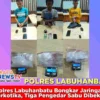 Polres Labuhanbatu Bongkar Jaringan Narkotika, Tiga Pengedar Sabu Dibekuk