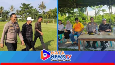 Kapolsubsektor Sei Suka Kawal Pembukaan Turnamen IPOKT Cup II 2025 di Kuala Tanjung