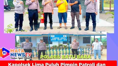 Kapolsek Lima Puluh Pimpin Patroli dan Pengamanan Peringatan Hari Buruh Nasional 2025
