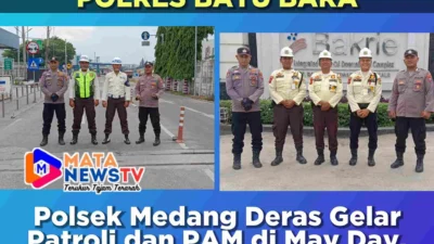 Polsek Medang Deras Gelar Patroli dan PAM di May Day, Wilayah Tetap Kondusif