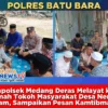 Kapolsek Medang Deras Melayat ke Rumah Tokoh Masyarakat Desa Nenas Siam, Sampaikan Pesan Kamtibmas