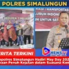 Kapolres Simalungun Hadiri May Day 2025: Perayaan Penuh Kejutan dalam Suasana Kondusif