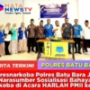Satresnarkoba Polres Batu Bara Jadi Narasumber Sosialisasi Bahaya Narkoba di Acara HARLAH PMII ke-65
