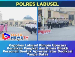 Kapolres Labusel Pimpin Upacara Kenaikan Pangkat dan Purna Bhakti Personel: Bentuk Apresiasi atas Dedikasi Tanpa Batas