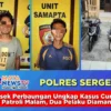 Polsek Perbaungan Ungkap Kasus Curas Saat Patroli Malam, Dua Pelaku Diamankan