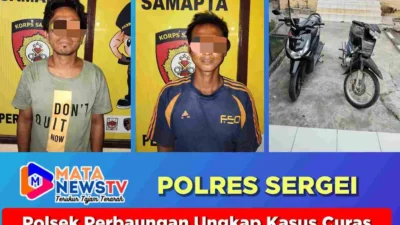 Polsek Perbaungan Ungkap Kasus Curas Saat Patroli Malam, Dua Pelaku Diamankan