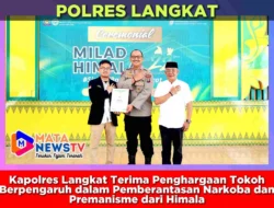 Kapolres Langkat Terima Penghargaan Tokoh Berpengaruh dalam Pemberantasan Narkoba dan Premanisme dari Himala