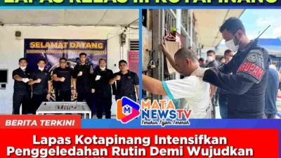 Lapas Kotapinang Intensifkan Penggeledahan Rutin Demi Wujudkan Stabilitas Keamanan