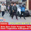 Polres Batu Bara Gelar Program Sehat dan Bugar Demi Tingkatkan Kebugaran Personel