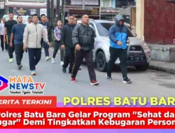 Polres Batu Bara Gelar Program “Sehat dan Bugar” Demi Tingkatkan Kebugaran Personel