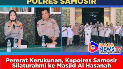 Pererat Kerukunan, Kapolres Samosir Silaturahmi ke Masjid Al Hasanah Pangururan