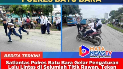 Satlantas Polres Batu Bara Gelar Pengaturan Lalu Lintas di Sejumlah Titik Rawan, Tekan Pelanggaran dan Cegah Kecelakaan