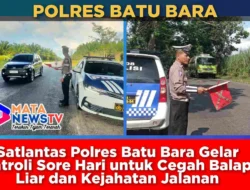 Satlantas Polres Batu Bara Gelar Patroli Sore Hari untuk Cegah Balap Liar dan Kejahatan Jalanan