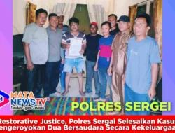 Restorative Justice, Polres Sergai Selesaikan Kasus Pengeroyokan Dua Bersaudara Secara Kekeluargaan