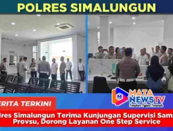 Polres Simalungun Terima Kunjungan Supervisi Samsat Provsu, Dorong Layanan One Step Service