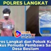 Polres Langkat dan Polsek Kuala Ringkus Pemuda Pembawa Sabu di Desa Besilam