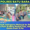 Kapolsek Indrapura Melayat ke Rumah Duka Putri KaBiro Medan Pos, Amalia Gema Putri S.Pd