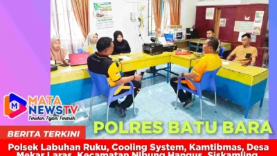 Polsek Labuhan Ruku Gelar Kegiatan Cooling System di Desa Mekar Laras untuk Ciptakan Situasi Kamtibmas Kondusif
