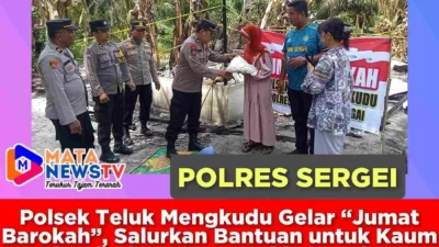 Polsek Teluk Mengkudu Gelar “Jumat Barokah”, Salurkan Bantuan untuk Kaum Dhuafa dan Warga Sakit Menahun