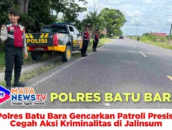 Polres Batu Bara Gencarkan Patroli Presisi Cegah Aksi Kriminalitas di Jalinsum