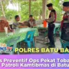 Satgas Preventif Ops Pekat Toba 2025 Gelar Patroli Kamtibmas di Batu Bara