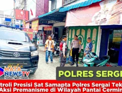 Patroli Presisi Sat Samapta Polres Sergai Tekan Aksi Premanisme di Wilayah Pantai Cermin