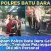 Sipropam Polres Batu Bara Gelar Gaktibplin, Temukan Pelanggaran Disiplin Personel