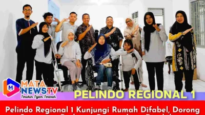 Pelindo Regional 1 Kunjungi Rumah Difabel, Dorong Semangat Berkarya Penyandang Disabilitas