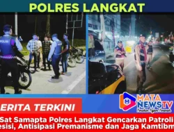 Sat Samapta Polres Langkat Gencarkan Patroli Presisi, Antisipasi Premanisme dan Jaga Kamtibmas