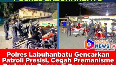 Polres Labuhanbatu Gencarkan Patroli Presisi, Cegah Premanisme Berkedok Ormas di Rantauprapat