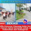Warga Villa Kencana Cikarang Gelar Kerja Bakti dan Senam Sehat Serentak untuk Jaga Kebersihan dan Ke...