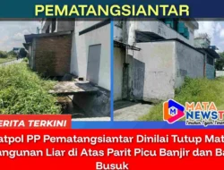 Satpol PP Pematangsiantar Dinilai Tutup Mata, Bangunan Liar di Atas Parit Picu Banjir dan Bau Busuk