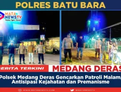 Polsek Medang Deras Gencarkan Patroli Malam, Antisipasi Kejahatan dan Premanisme