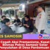 Cegah Aksi Premanisme, Kasat Binmas Polres Samosir Gelar Penyuluhan di Desa Pardomuan I